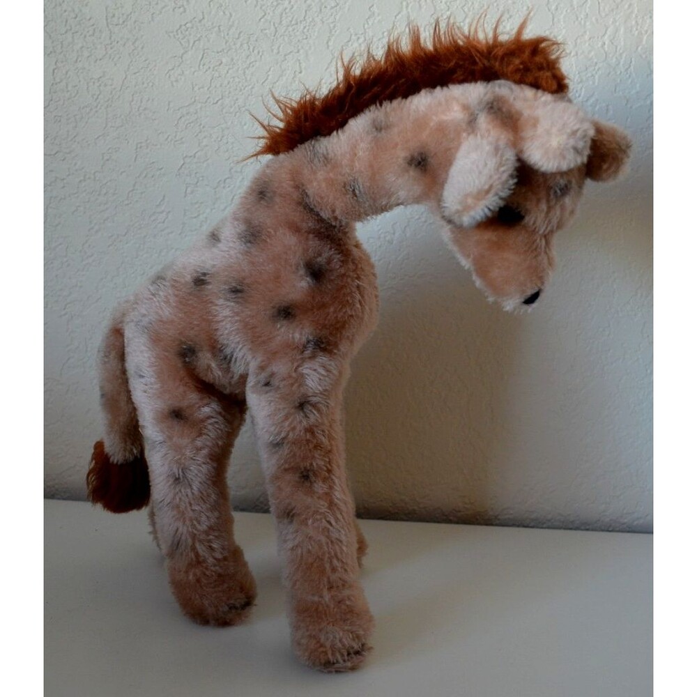 Vintage Kamar Giraffe Plush Stuffed Animal 1970s 1980s Korea 16" Tall